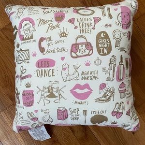 Pink Ladies Night Decorative Couch Pillow